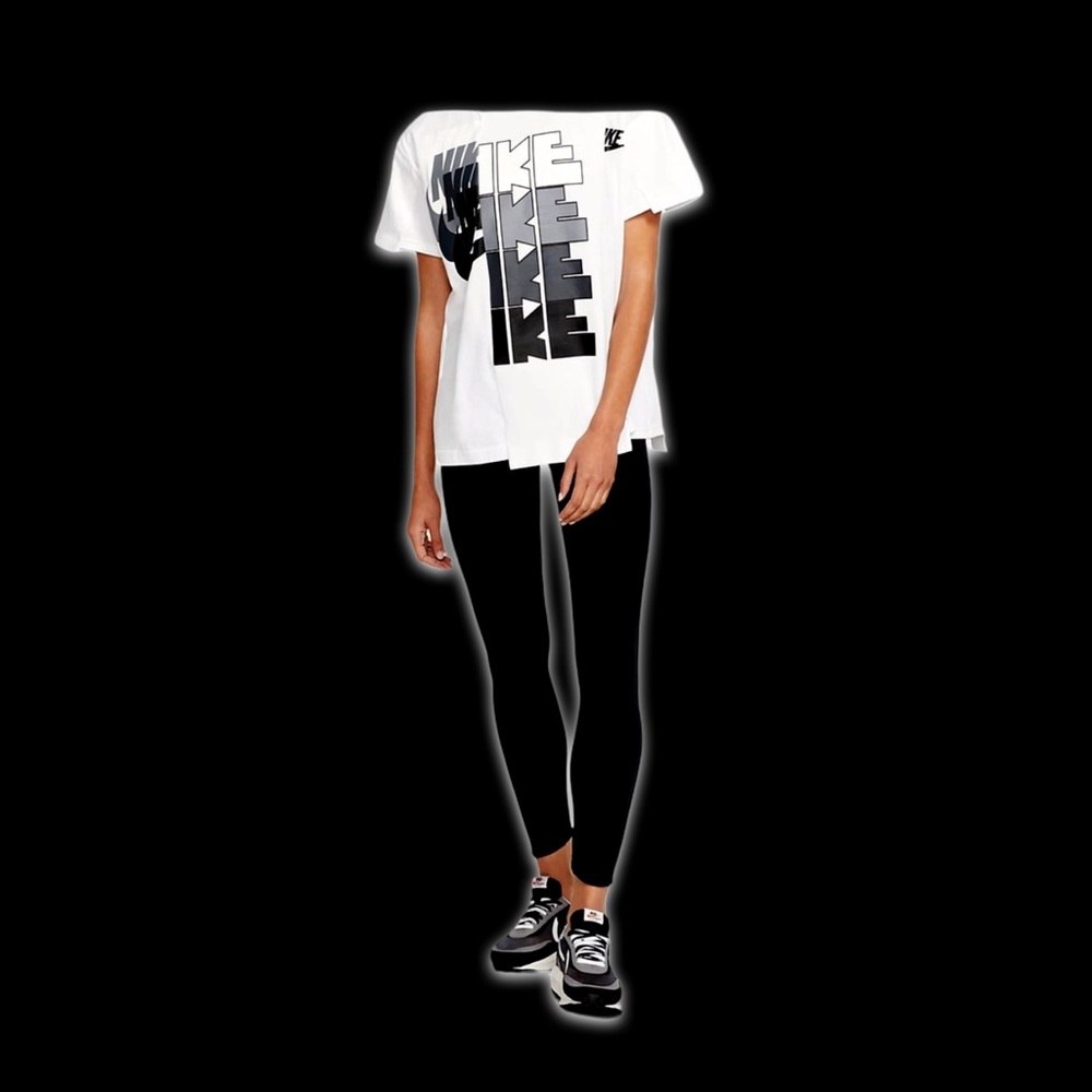 Nike x Sacai Women’s Hybrid Shirt white/obsidian - Picture 4 of 10